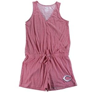Concepts Sport Baseball Team Romper Women Medium Cincinnati Reds MLB NWT